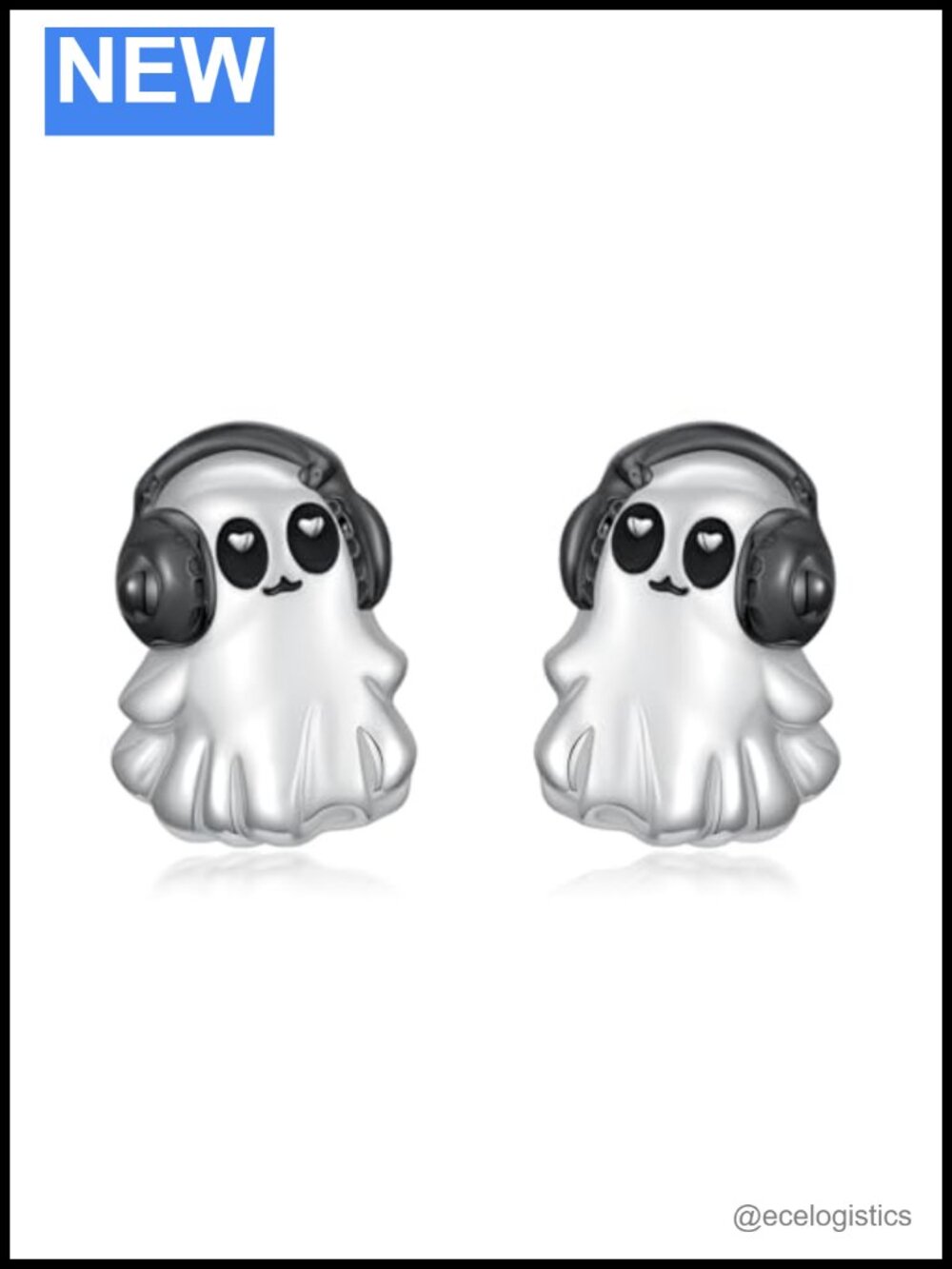 925 Sterling Silver 11mm Skull Stud Earrings Hypoallergenic